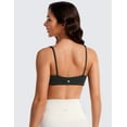 thumbnail image 2 of CRZ YOGA Butterluxe Square Neck Sports Bras for Women Yoga Wireless Low Coverage Padded Bras, 2 of 6