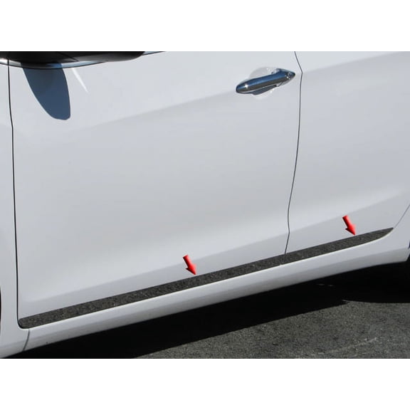 Stainless Rocker Panel Trim 4Pc Fits 2013-2017 Hyundai Elantra TH13345 QAA