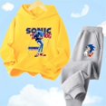 thumbnail image 2 of Conjunto de sudadera con capucha Sonic Tops, ropa para bebés de 2 a 12 años, ropa de abrigo para niños, sudadera de primavera 2024 para niñas, ropa para madres y niños, 2 of 5