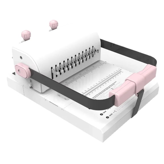 Manual Comb Binding Machine For Children And Offices 12-hole Knife Blade Perforating Machine DIY Note Book ,Easy to Use