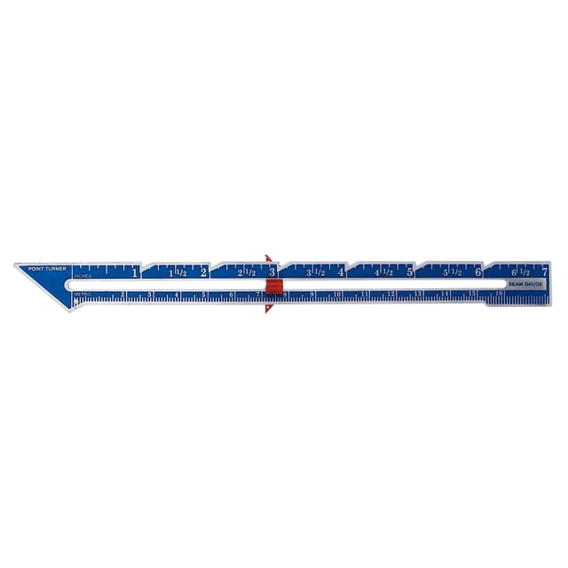 Sewing Ruler,Quilting Ruler Seam Allowance Knitting Gauge Quilting Ruler Masterfully Created