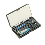 Noga NG9300 Hand Deburring Tool Set: 11 Pc, HSS Blade Type S100, Plastic Handle