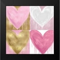 thumbnail image 2 of Rodgers, Lindsay 12x12 Black Modern Framed Museum Art Print Titled - Big Hearted Quartet II, 2 of 5