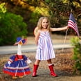 thumbnail image 5 of Clearance 4th of July Goose Outfit, Porch Goose Outfit Fits Large 23" H Statue, 4th of July Porch Goose Clothes Goose Costume for Independence Day Garden Yard Statue Decor, 5 of 7