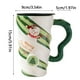 thumbnail image 3 of ¡Descuento del Día!, Taza de cerámica con rosca navideña, taza de agua de gran capacidad, taza de café Akmoler, 3 of 8