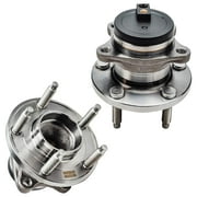 Detroit Axle - 2 Rear Wheel Bearing Hubs for FWD 2007 2008 Ford Edge Lincoln MKX Wheel Hub Bearings Assembly Replacement, Pair Hubs