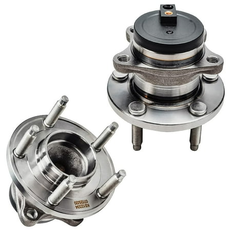 Detroit Axle - 2 Rear Wheel Bearing Hubs for FWD 2007 2008 Ford Edge Lincoln MKX Wheel Hub Bearings Assembly Replacement, Pair Hubs