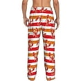 thumbnail image 3 of Daiia Red Lobster Men's Sleep Pant with Pockets and Drawstring,Pajama Pants-X-Large, 3 of 9