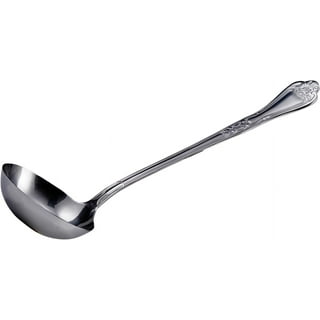 Yarlung Set of 2 Gravy Spoon Small Ladle 7 Inch Sauce Drizzle Spoon with  Spout, 18/10 Stainless Steel Mini Soup Ladle Kitchen Utensils Table Serving
