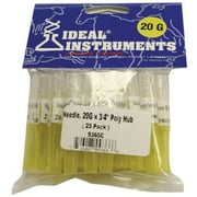 neogen corporation 9366 25 Pack, 20 Gauge x 3/4, Poly Hub Disposable Needle