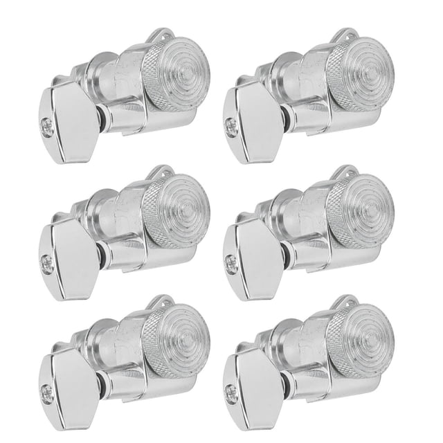 Guitar Tuner Pegs, Durable Guitar Machine Head 6 Pcs With Screws For Replacing Old And Damaged Parst For Most Guitars 6 Right Peg Set,6 Left Peg Set,3 Left And 3 Right Peg Set
