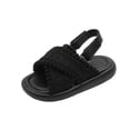 thumbnail image 2 of Bixock Toddler Boys Sandals Kids Shoes Boys Solid Color Open Toe Sandals 2 in 1 Slides Casual Beach Summer Shoes for Little Kids, 2 of 7