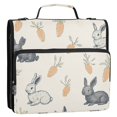 thumbnail image 5 of FORMRS Zipper Binder with Shoulder Strap 2-inch Ring 500 Sheet Capacity File Bag, Adorable Bunnies, 5 of 5