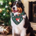 thumbnail image 4 of Baberos triangulares transpirables para mascotas, con estampados navideños, para perros y gatos., 4 of 5