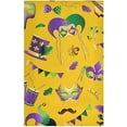 thumbnail image 3 of SKYSONIC Mardi Gras Kitchen Towel Set of 1,Super Soft Absorbent Hand Towel Tea Towel Tableware Cleaning Rag for Kitchen, Home, Hotel, Beach, Bathroom, Gym, 3 of 7