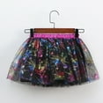 thumbnail image 4 of Hotiary Toddler Baby Girls Halloween Tulle Tutu Fancy Mini Skirt Kids Elastic Waist Print Mesh Pumpkin Bat Puffy Dress Princess Party Skirt for 2-11 Years, 4 of 5