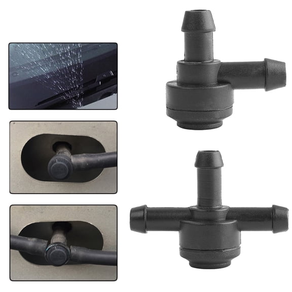 XUKEY Windshield Washer T Connector Valve 3 Way Valve Check Hose for Volvo XC70 V70 #9178897
