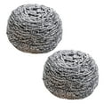 thumbnail image 2 of Home Products Stainless Steel Scrubbers – Rust Resistant Sponge for Pots, Pans, Grills, Ovens, Sinks and Tools – Metal Scrubbers for Kitchen & Garage Cleaning (2 Pack), 2 of 9