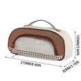 thumbnail image 3 of Estuche para lápices con ventana transparente | Organizador de almacenamiento multicapa | Estuche de gran capacidad para útiles escolares: bolígrafos, marcadores y tijeras, 3 of 5