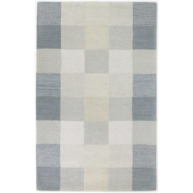 HomeRoots 352355 3 ft. 3 in. x 5 ft. 3 in. Wool Light Blue Area Rug