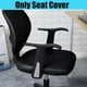 thumbnail image 2 of PU Leather Office Chair Cover, High Stretch Waterproof Oilproof Rotating Chair Slipcovers with Elastic Bottom -Black, 2 of 5