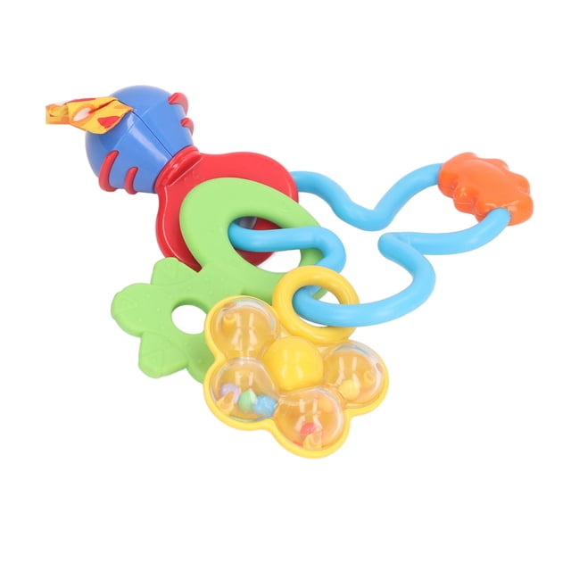 Sonajero para niños pequeños cama de bebé multicolor campana de mano sonido suave patrones de alto contraste para actividades de padres e hijos ANGGREK Otros