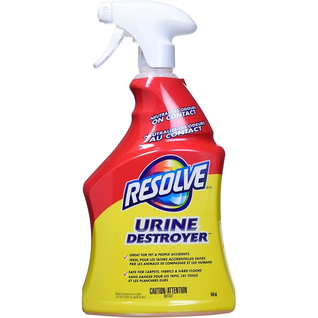Resolve, Urine Destroyer, 946ml, Clean & Neutralizes Odours on Carpet, Fabric & Hardwood