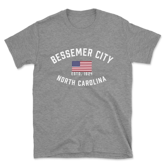 Bessemer City North Carolina Patriot Men's Cotton T-Shirt