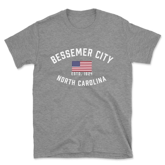 Bessemer City North Carolina Patriot Men's Cotton T-Shirt