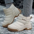 thumbnail image 6 of Women Snow Boots Fur Lined Ankle Boots Warm Winter Shoes Non-slip Hiking Shoes for Women, 6 of 7