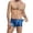 Blue, variant on HUPOM Mens Underwear Boxer Briefs Male Thongs Medium waist Elastic Waist Solid Boxer Briefs Red M