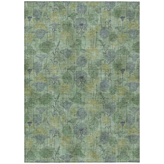 Dalyn Rugs Machine Washable Indoor/Outdoor Chantille ACN2128 Aloe 10' x 14' Rug