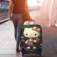 thumbnail image 6 of Hello Kitty Suitcase Cover Luggage Covers Protector Carry On Cover Luggage Wraps For Suitcase Carry On Protector, Cartoon Luggage Sleeve Travel Suit Case Dust Cover For Suitcase 18-32 Inch, 6 of 8