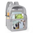 thumbnail image 1 of Mochila KIMNERPU Clear Heavy Duty Transparente Gris 30L, 1 of 8