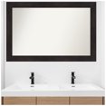 thumbnail image 6 of Amanti Art Custom Framed Wall and Bathroom Mirror (31.75 x 47.75 in.), Furniture Espresso Frame, 6 of 7