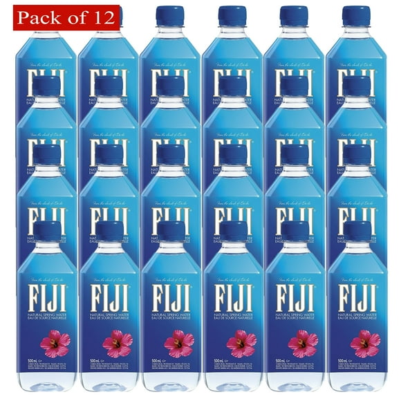 FIJI Natural Artesian Water, 16.9 Ounce Bottle, Pack of 24 (2 Units)