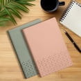 thumbnail image 6 of A5 PU Leather Journal Dragon Pattern 80 Sheets Lined Notebook Sky Blue Morandi Tone Hardcover Writing Diary 1 Notebook, 6 of 8