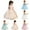 A01-Pink, variant on Flower Girls Dress Wedding Satin Dresses Princess Birthday Party Prom Ball Gown for Toddler Kids Blue,5-6 Years