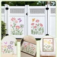 thumbnail image 4 of Sinekong 8Pcs Wildflower Stencils for Painting, Reusable Large Spring Floral Wall Stencils for Painting on Wood Wall Canvas(12x16In), 4 of 8