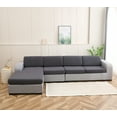 thumbnail image 3 of Skksst Waterproof Jacquard Sofa Cover Sectional Couch Slipcover Furniture Protector, Back Cushion, 3 of 7