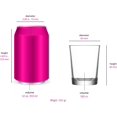 thumbnail image 2 of LAV Short Water Glasses for Water, Juice, Beverages, Cocktails – 5 1/2 oz Clear Glass Tumblers for Bars, Restaurants, Home Use, Everyday Drinking Glasses Dishwasher Safe Gift Idea | Set of 4, 2 of 3