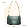 thumbnail image 3 of FORMRS Womens Shoulder Bag with Chain Strap Clutch Purse Cute Tote Handbag, Forest House, 3 of 7