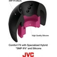 thumbnail image 4 of JVC Spiral Dot Replacement Earpieces, 4 Pieces EP-FX10 (L), size, Black, 4 of 7