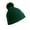 Bottle Green, variant on Winter Essentials Mens Pom Pom Beanie