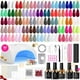 thumbnail image 1 of Kit de esmaltes de uñas en gel Beetles Gel con luz UV, 55 colores, 80 unidades, 1 of 6