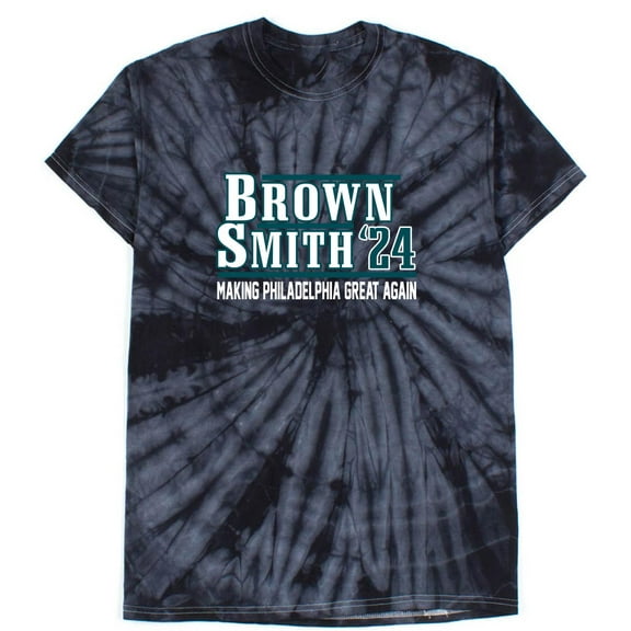 TIE-DYE Eagles AJ Brown DeVonta Smith 24 T-shirt