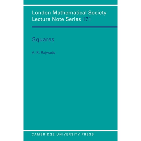 London Mathematical Society Lecture Note Squares, Book 171, (Paperback)
