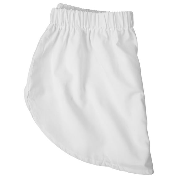 CHICHUMID 1Set Lady Fake Half Skirts in White with Elastic Waistband for Everyday Use