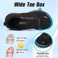 thumbnail image 2 of Zapatillas Rollstep con puntera ancha para mujer, color negro, talla 36, 2 of 7