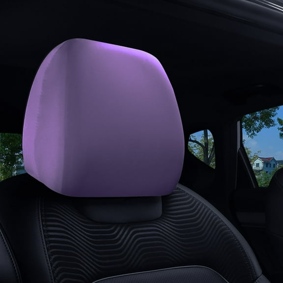 CENL Car Seat Headrest Cover, Comfortable Breathable Auto Head Rest Seat Cushion Pillow Protector Replacement Premium Cloth Headrest Cover For Car Truck SAuto Fit